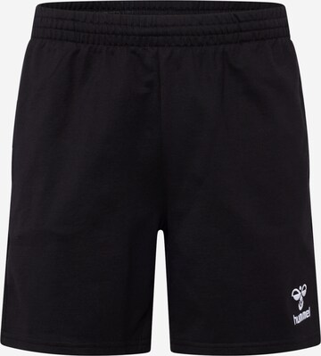 Hummel Regular Sportshorts 'GO 2.0' in Schwarz: predná strana