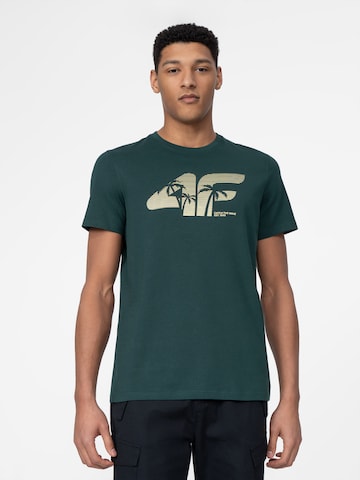 4F Performance shirt in Green: front