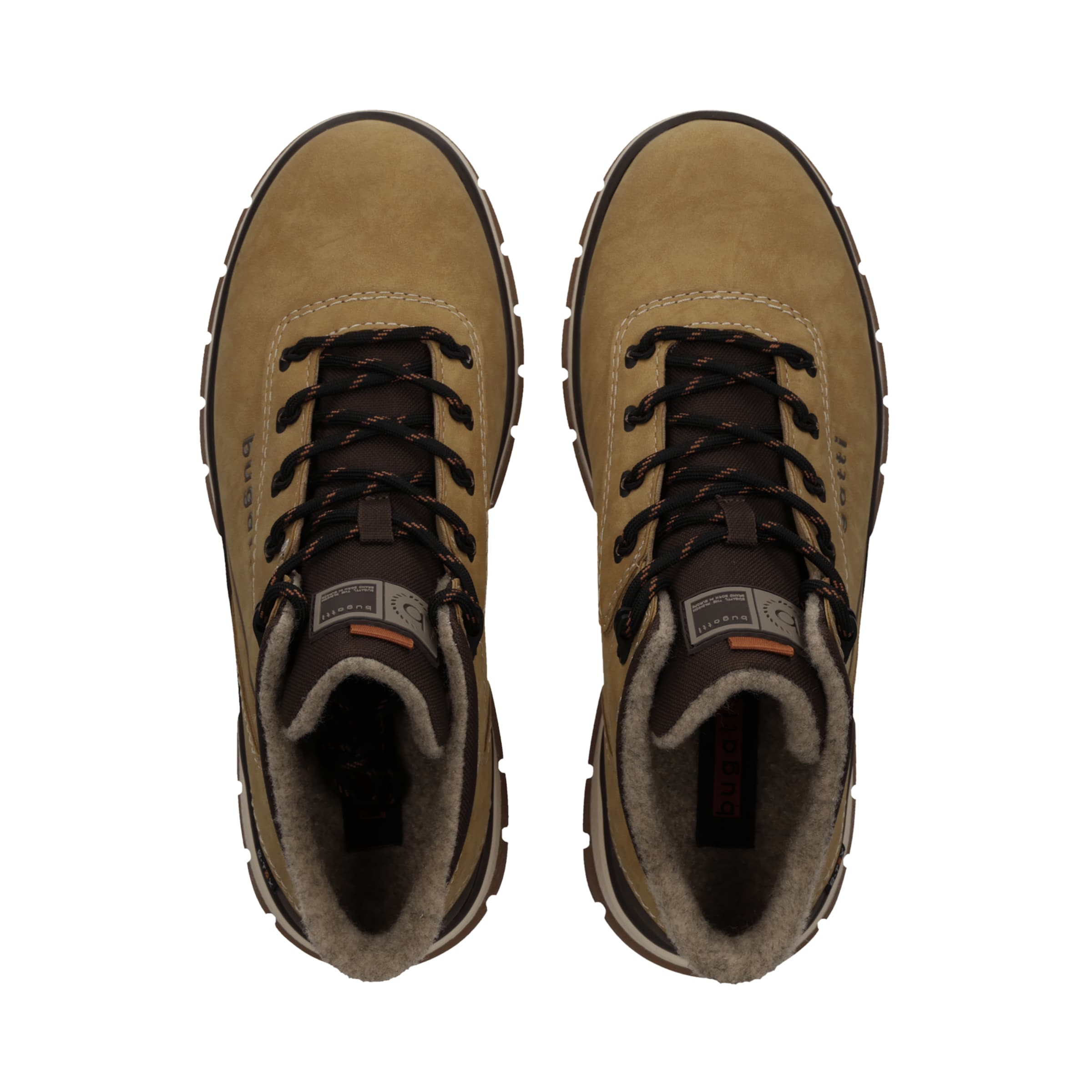 bugatti Schnürboots in Gelb