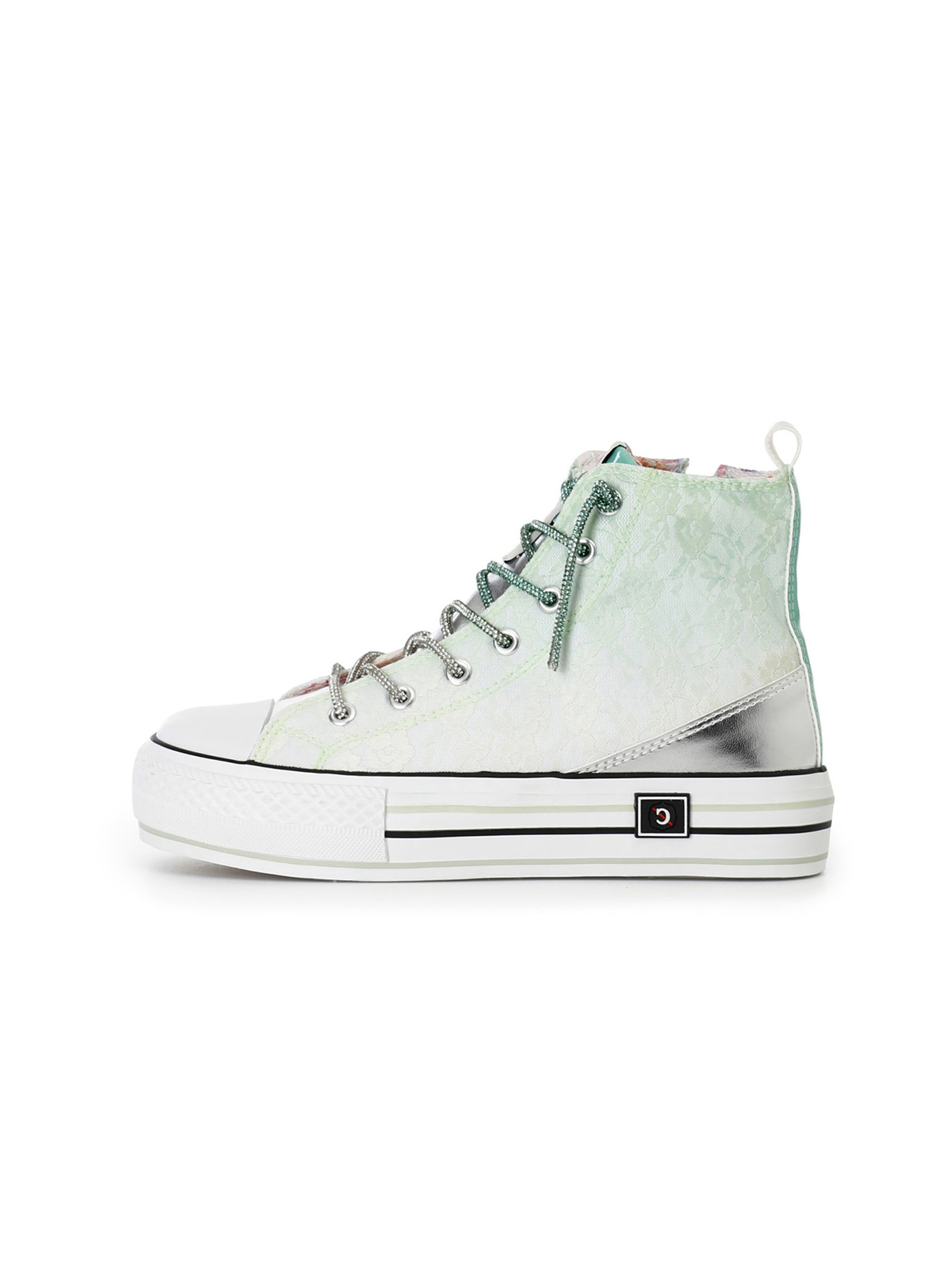 Sneaker bassa di CAFè NOIR in verde: frontale