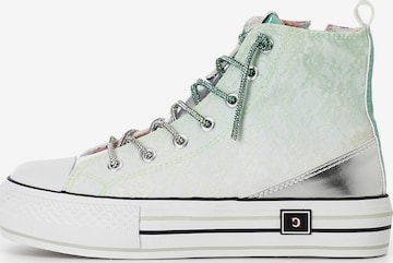 Sneaker bassa di CAFè NOIR in verde: frontale