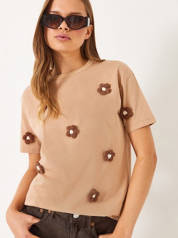 Bianco Lucci Shirts i beige