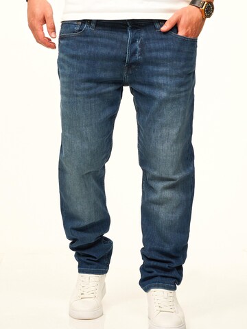 JACK & JONES Tapered Jeans in Blue