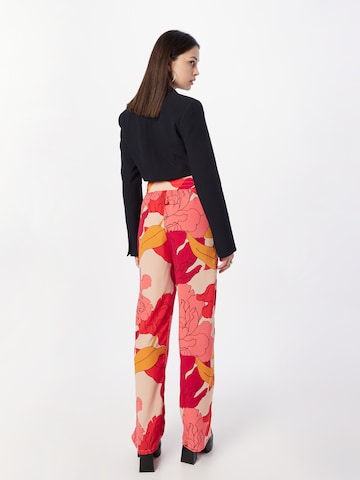 Sisley - Perna larga Calças em mistura de cores