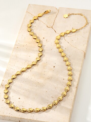 Hey Happiness Ketting 'Heart Links' in Goud