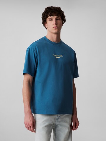 Calvin Klein Jeans Футболка в Синий: спереди