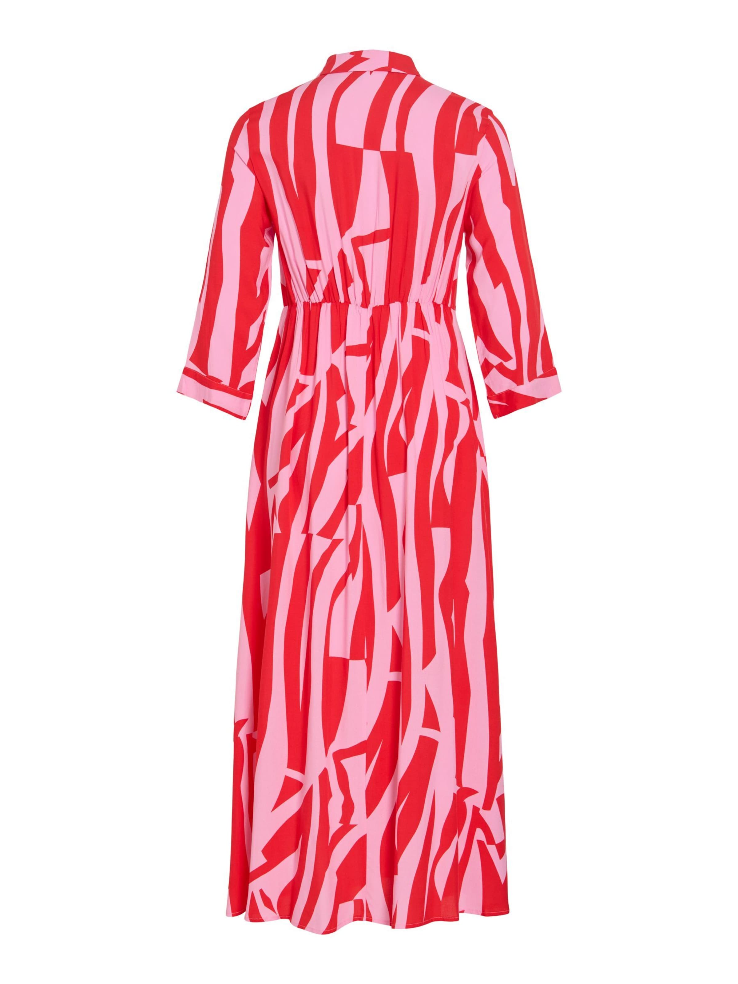 VILA - Vestido camisero 'VIAya Paya' en rojo