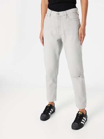 Calvin Klein Jeans Lużny krój Jeansy w kolorze biały: przód
