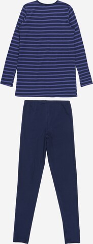 SCHIESSER Pajamas 'Horse World' in Blue