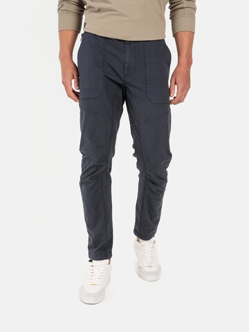 CAMEL ACTIVE Tapered Chino Pants in Blue: front