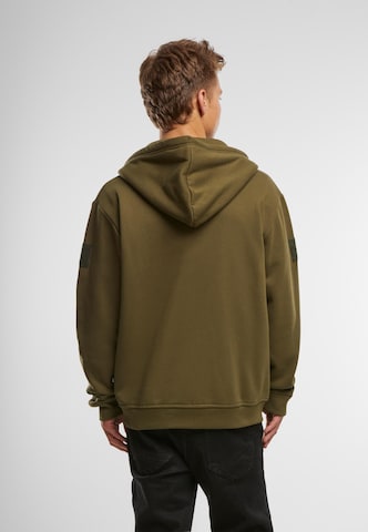 Brandit - Sudadera con cremallera en verde
