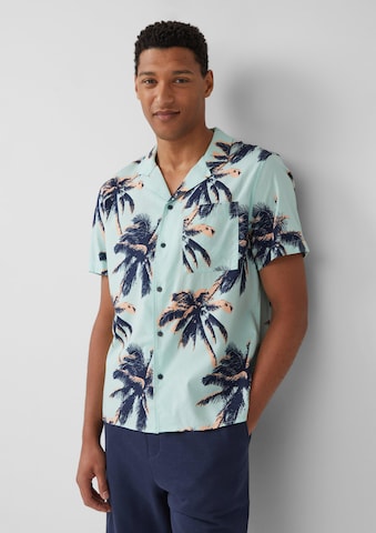 Fit confort Chemise s.Oliver en vert : devant