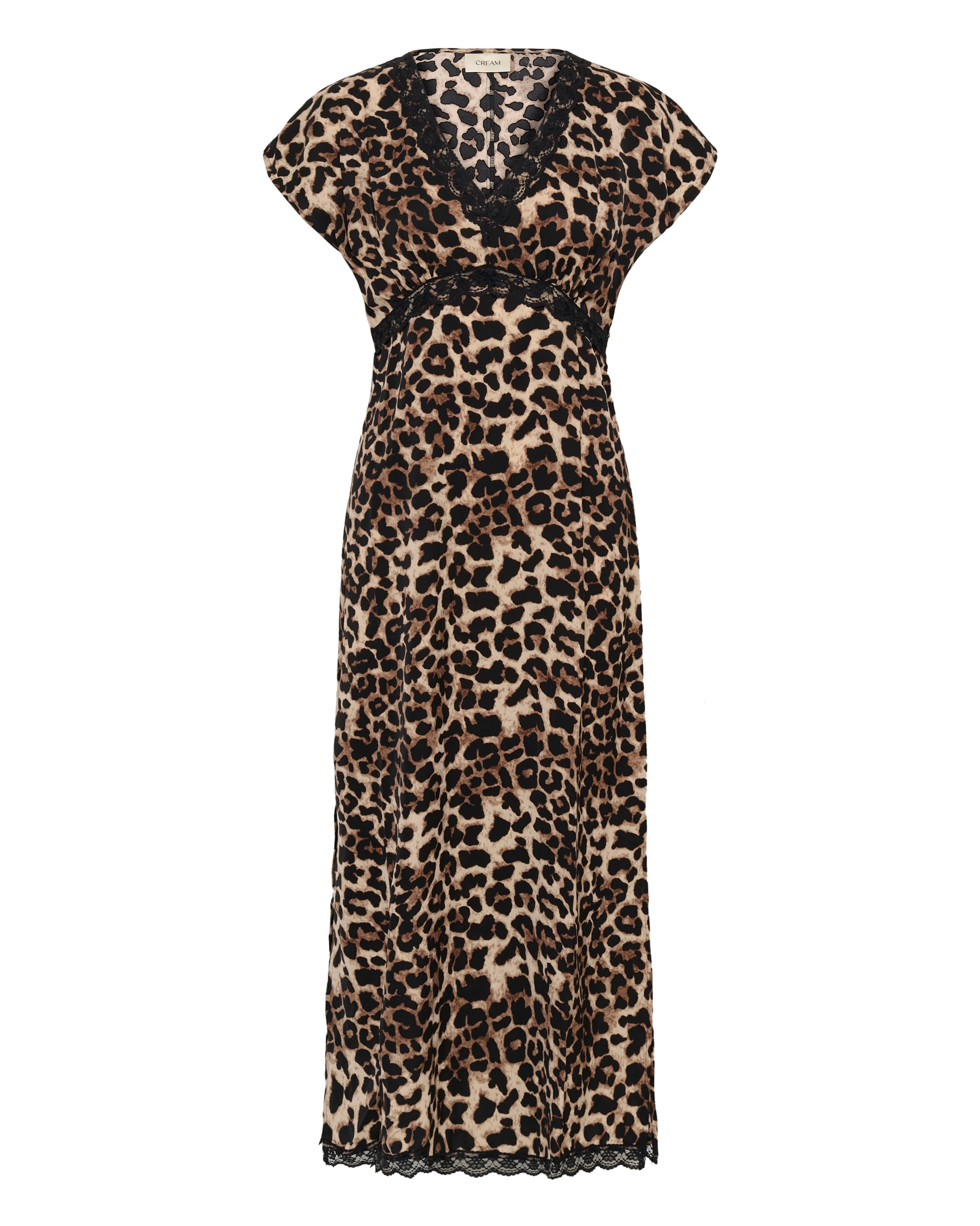 Cream Dress 'Somia' in Brown: front