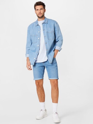 WEEKDAY Shirt 'Ben' in Blauw