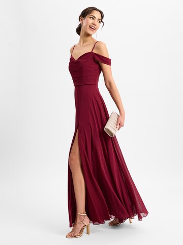 Robe de soirée Marie Lund en rouge