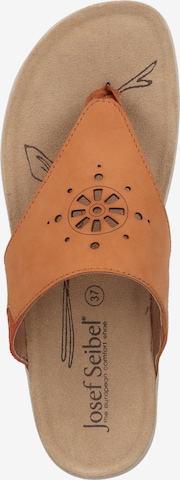 JOSEF SEIBEL T-Bar Sandals in Orange