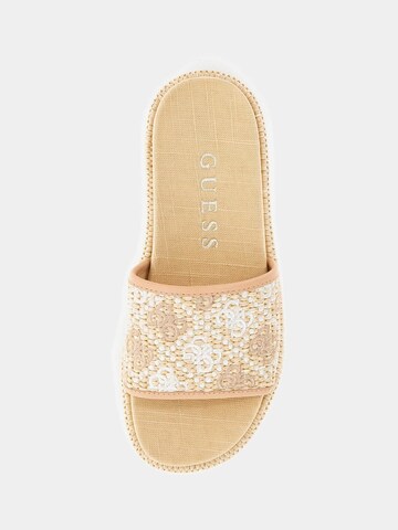 GUESS Pantolette 'Longlyn' in Beige