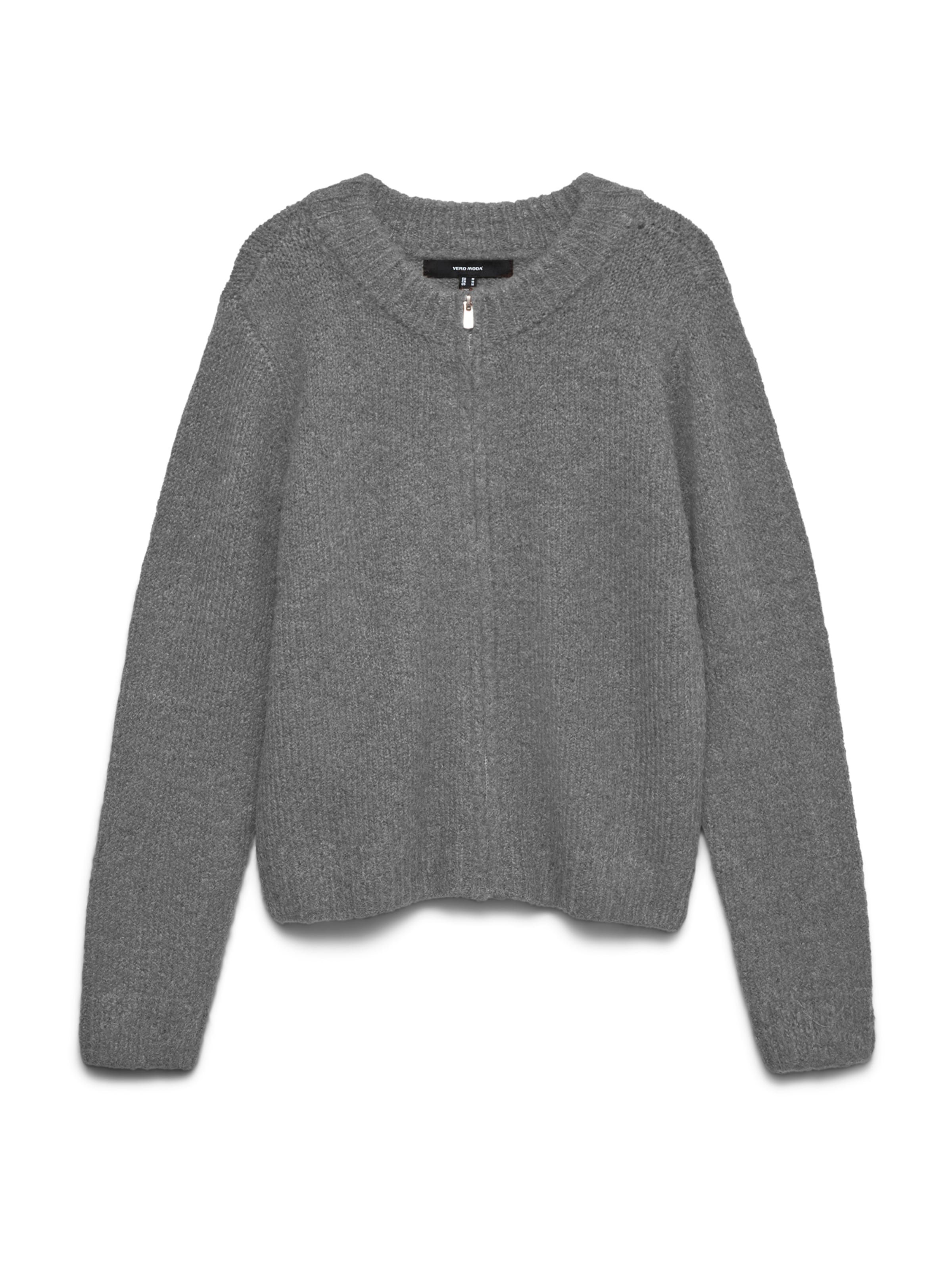 VERO MODA - Cárdigan 'VMBerry' en gris: frente