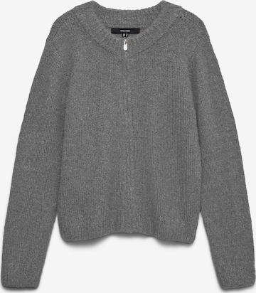 VERO MODA Strickjacke 'VMBerry' in Grau: Vorderseite