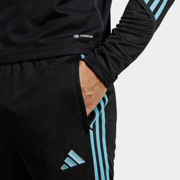 ADIDAS PERFORMANCE Slimfit Sportovní kalhoty 'Tiro' – černá