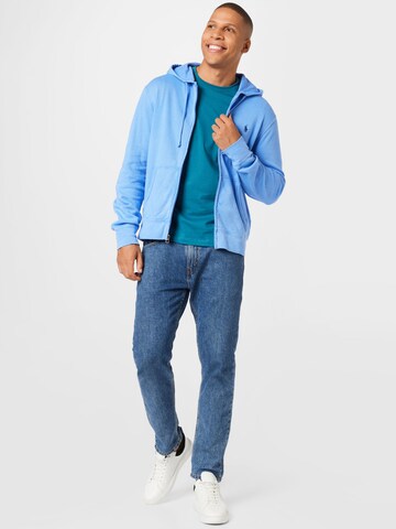 Polo Ralph Lauren Regular fit Jopa na zadrgo | modra barva