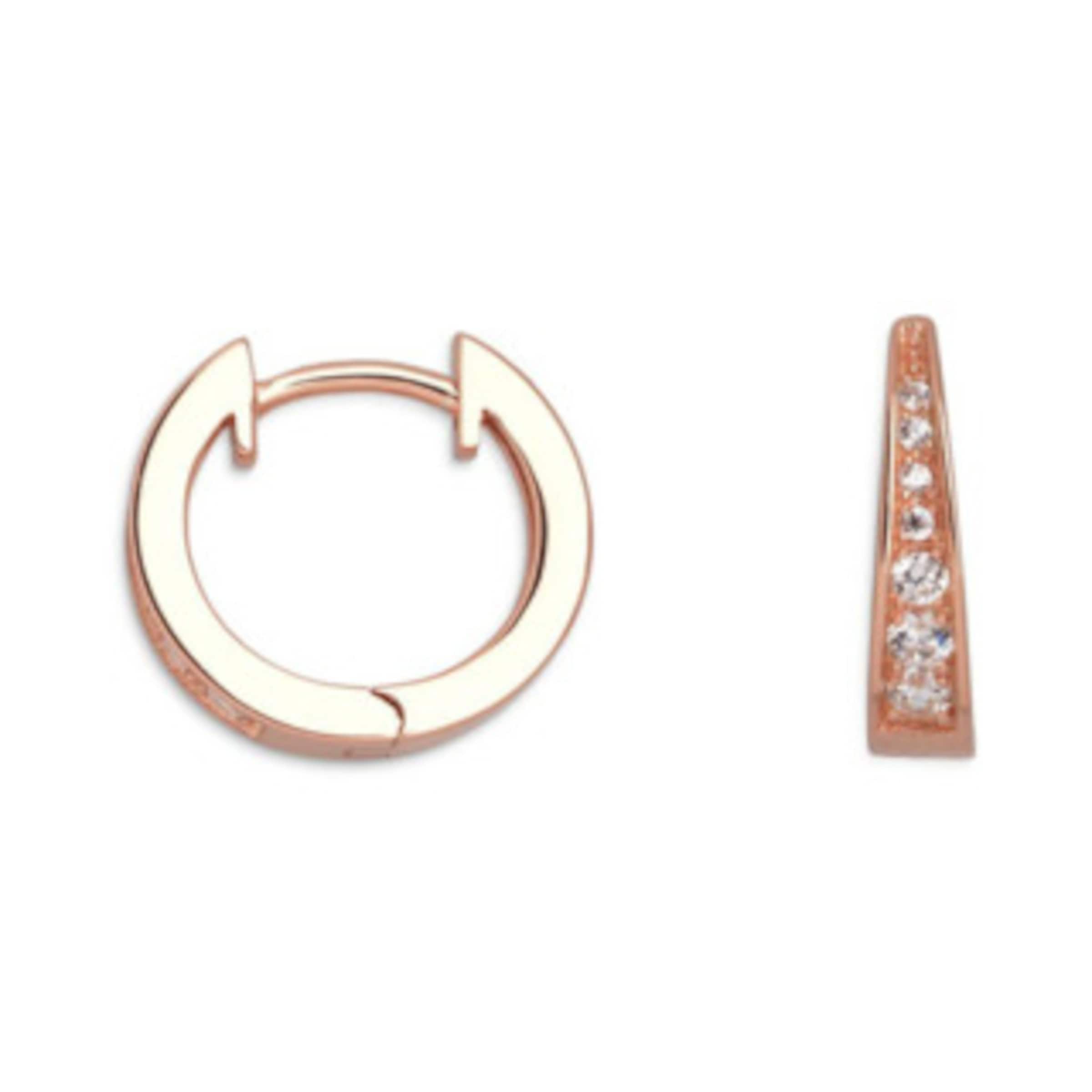 XENOX Ohrringe in Gold: Vorderseite