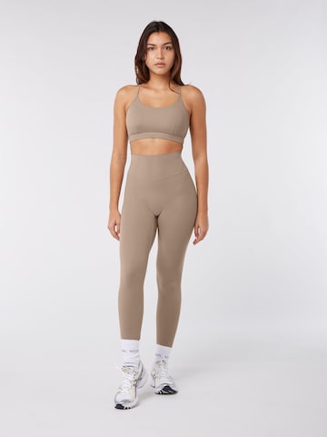 YO-GAYA Skinny Leggings‌ in Beige: Vorderseite