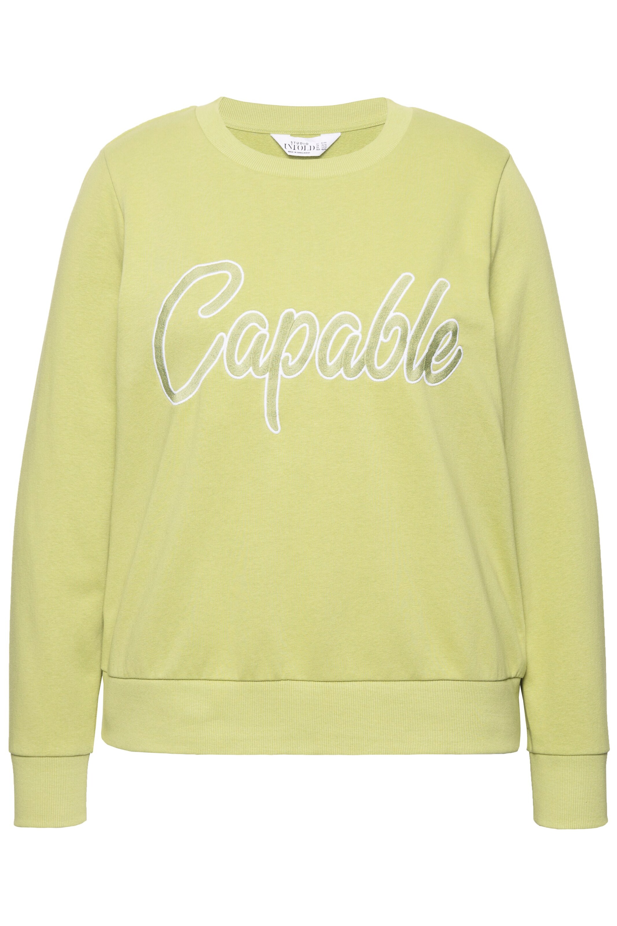 Studio Untold Sweatshirt in Yellow: front