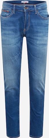 Tommy Jeans Slimfit Jeans 'Scanton' in Blauw: voorkant