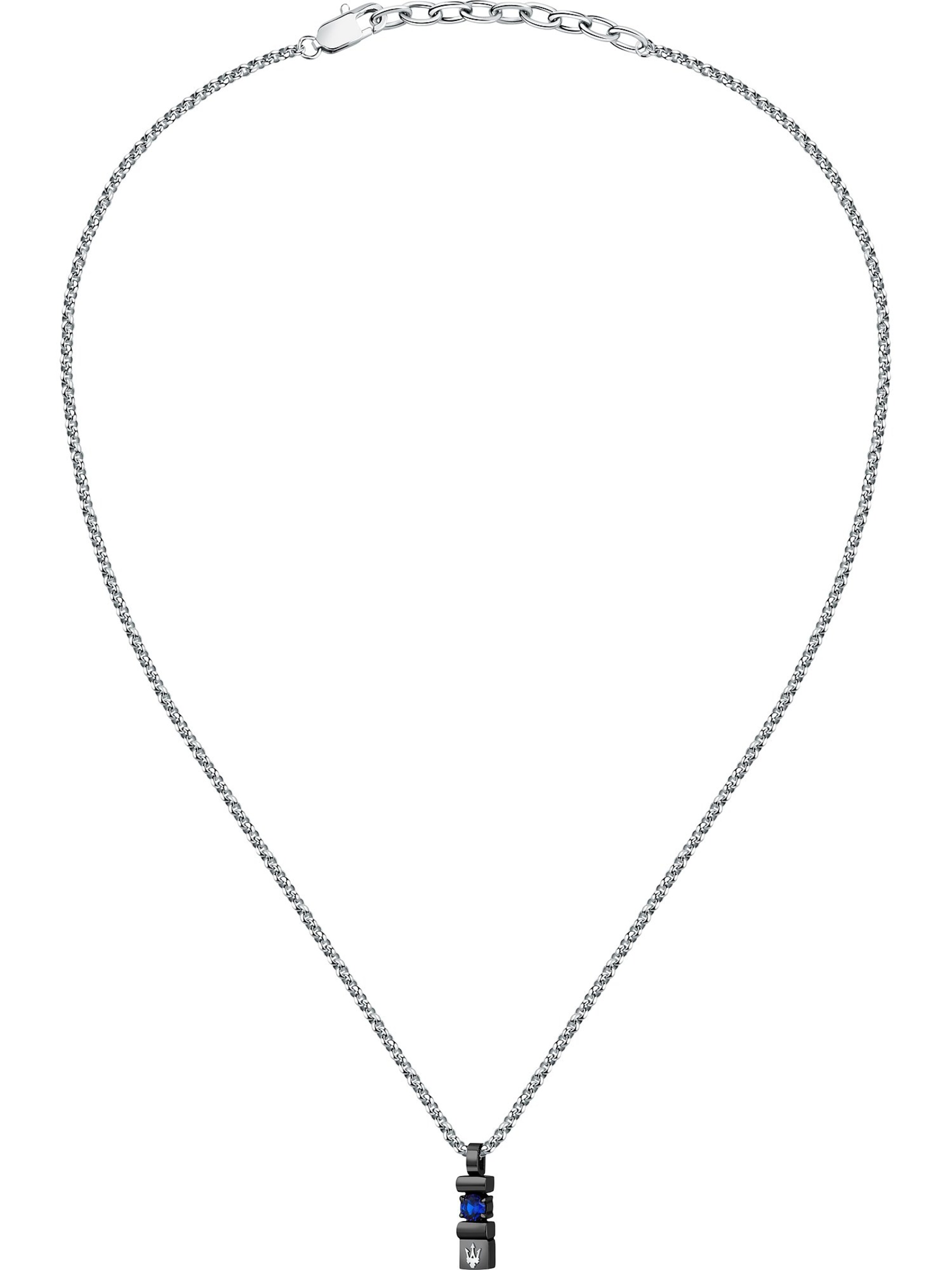 Maserati Kette in Silber: Vorderseite