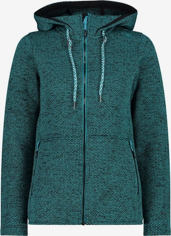 CMP Athletic Cardigan in Green: front