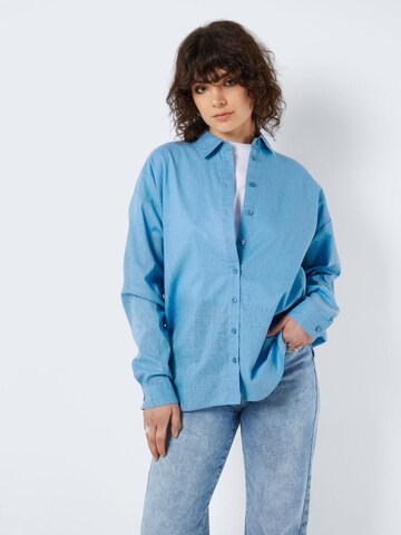 Noisy may Bluse 'MOYA' in Blau