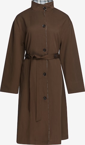 usha BLACK LABEL Tussenmantel in Bruin: voorkant