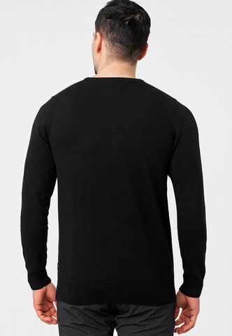 INDICODE JEANS Trui 'Benjamin' in Zwart