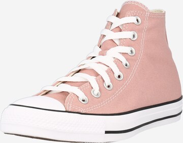 bēšs CONVERSE Augstie brīvā laika apavi 'Chuck Taylor All Star': no priekšpuses