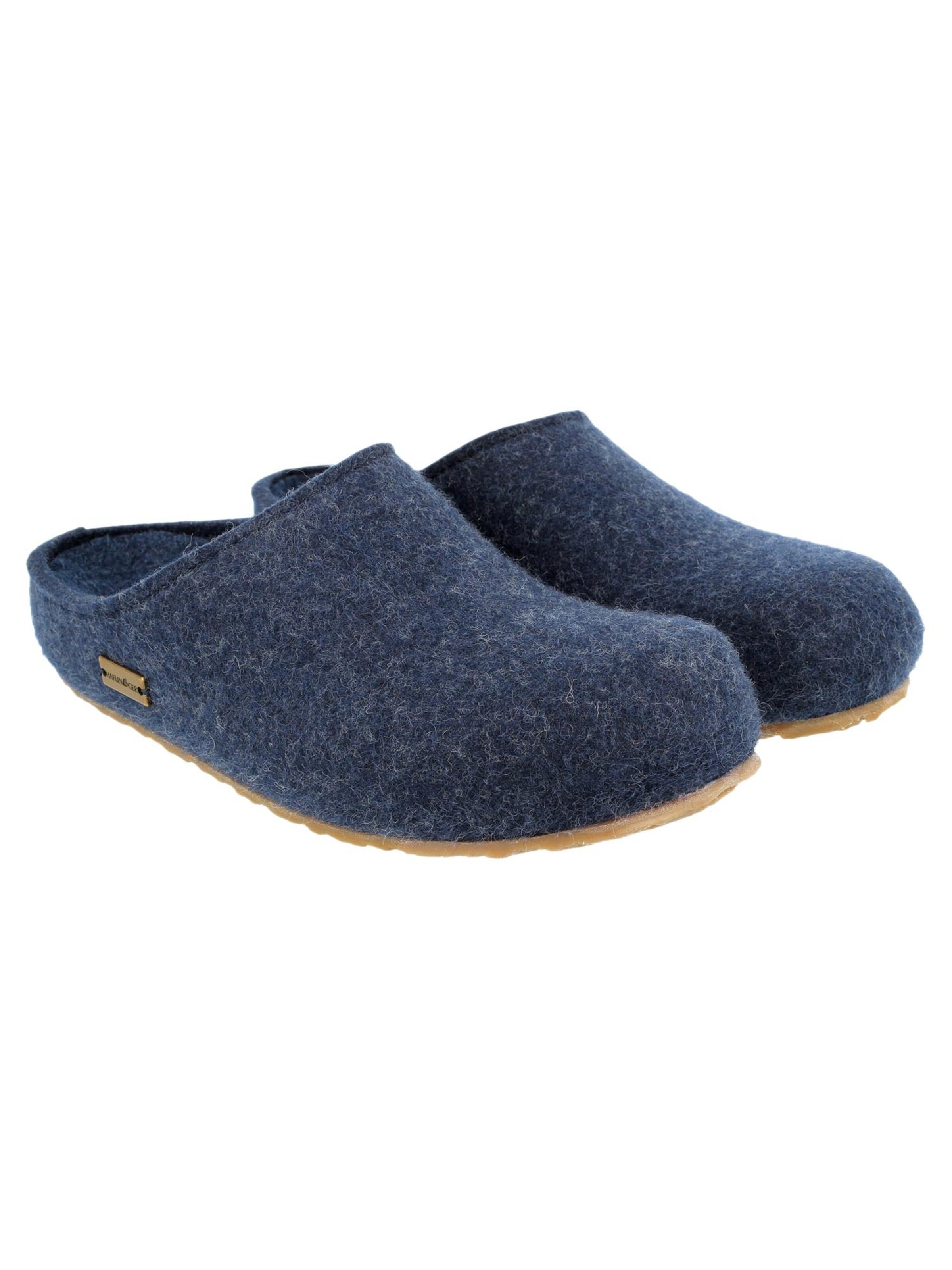 HAFLINGER Hausschuh 'Grizzly Michl'‌‌ in Blau