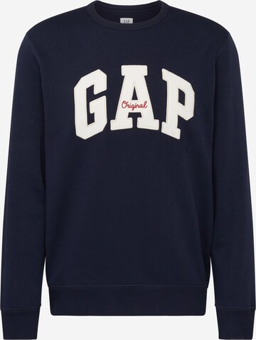 Sweat-shirt GAP en bleu : devant