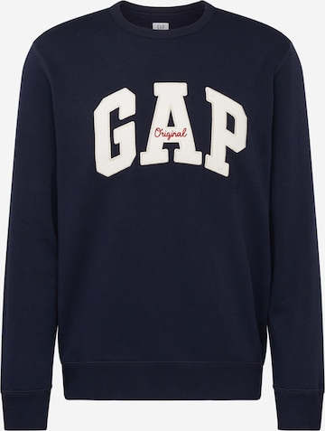 Sweat-shirt GAP en bleu : devant