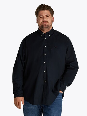 Fit confort Chemise Tommy Hilfiger Big & Tall en bleu : devant
