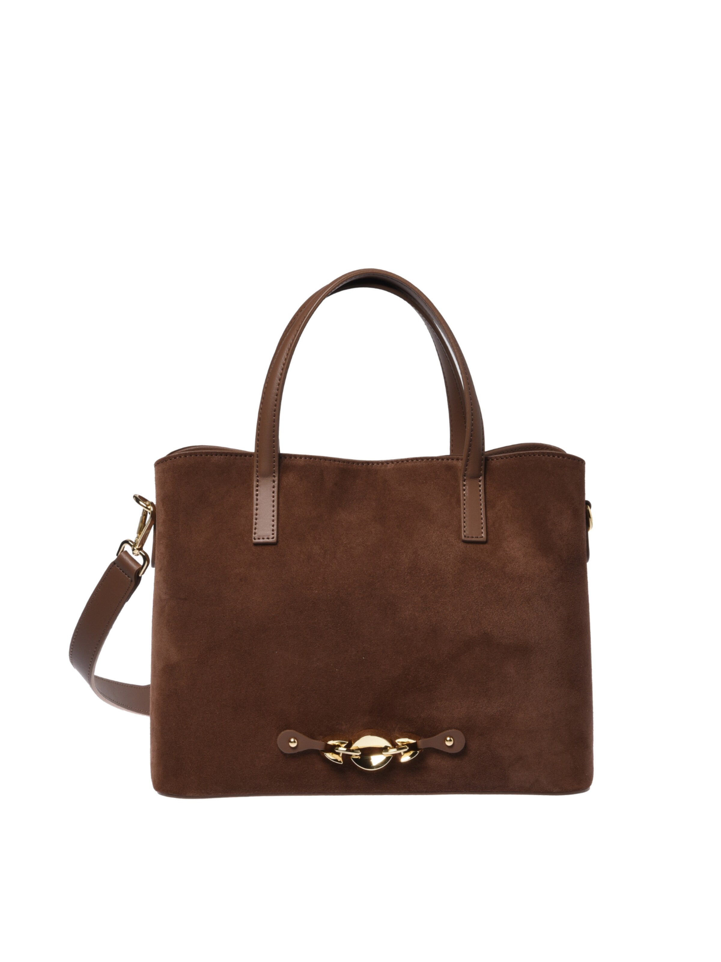 BALDININI Handtas in Bruin: voorkant