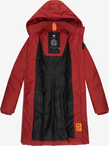 Ragwear Winter coat 'Amarri' in Red