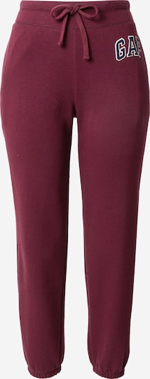Pantaloni 'HERITAGE' GAP pe bleumarin / roșu vin / alb, Vizualizare produs