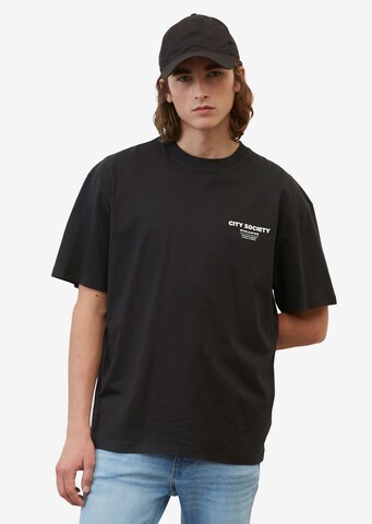 T-Shirt Marc O'Polo DENIM en noir : devant