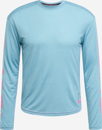 UNDER ARMOUR Functioneel shirt 'RUN ANYWHERE' in Blauw: voorkant