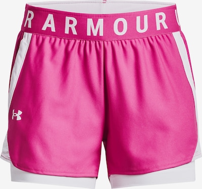 UNDER ARMOUR Pantalon de sport 'Play Up 2-in-1' en rose / blanc, Vue avec produit