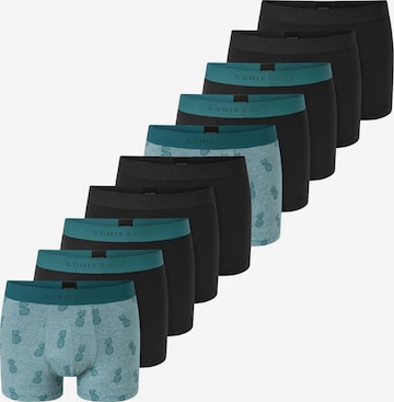 SCHIESSER Boxershorts '95/5 Organic Cotton' in Blauw: voorkant