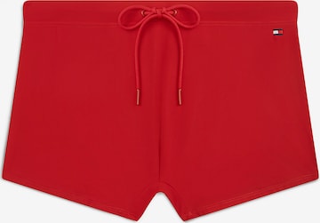 Shorts de bain 'Essential' TOMMY HILFIGER en rouge : devant