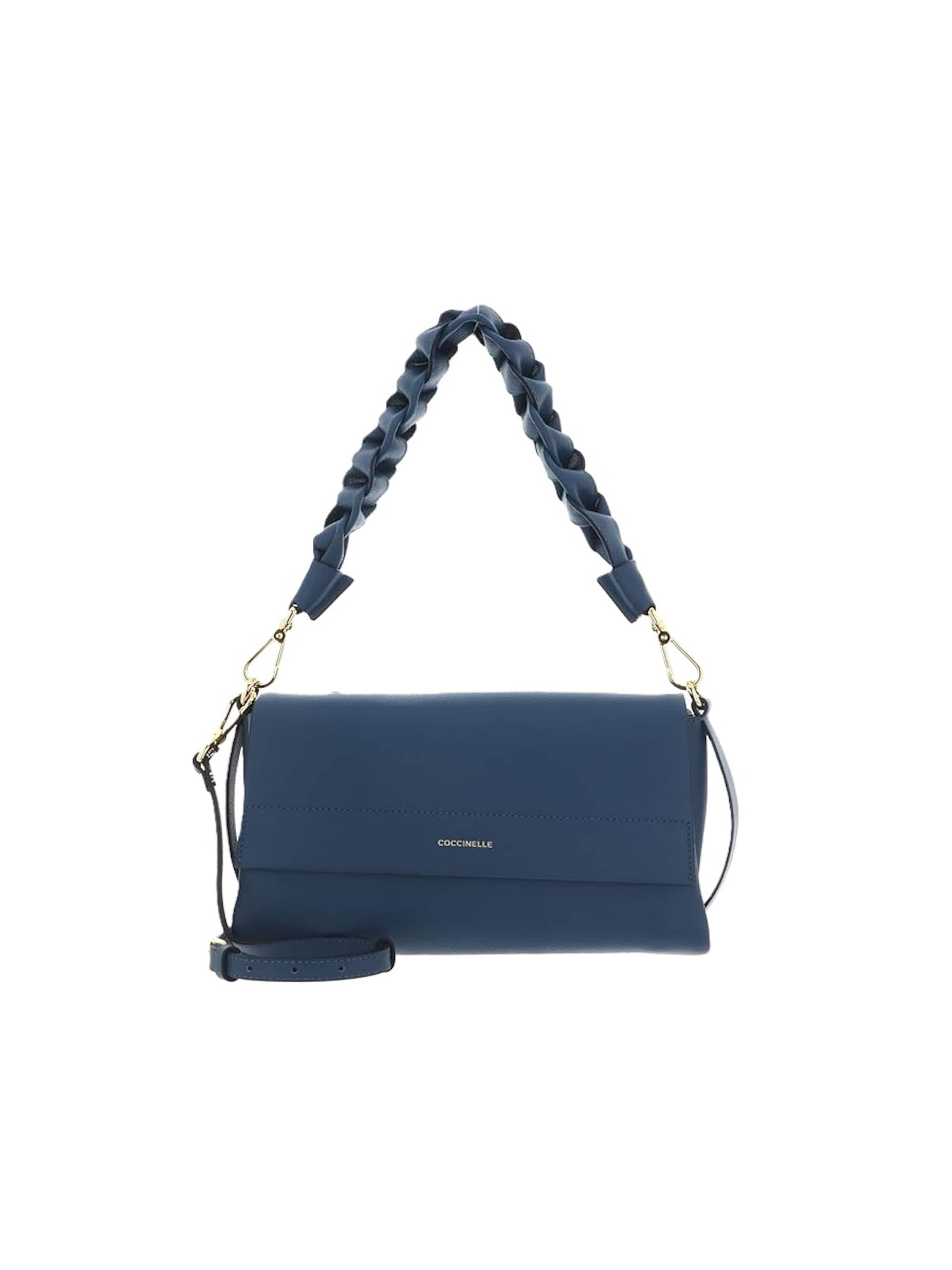 Borsa a spalla 'E1M50120101' di Coccinelle in blu: frontale