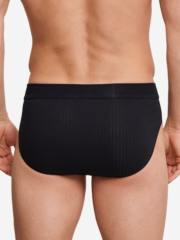 SCHIESSER Slip 'Cotton Essentials Authentic' in Zwart