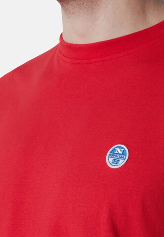 T-Shirt North Sails en rouge